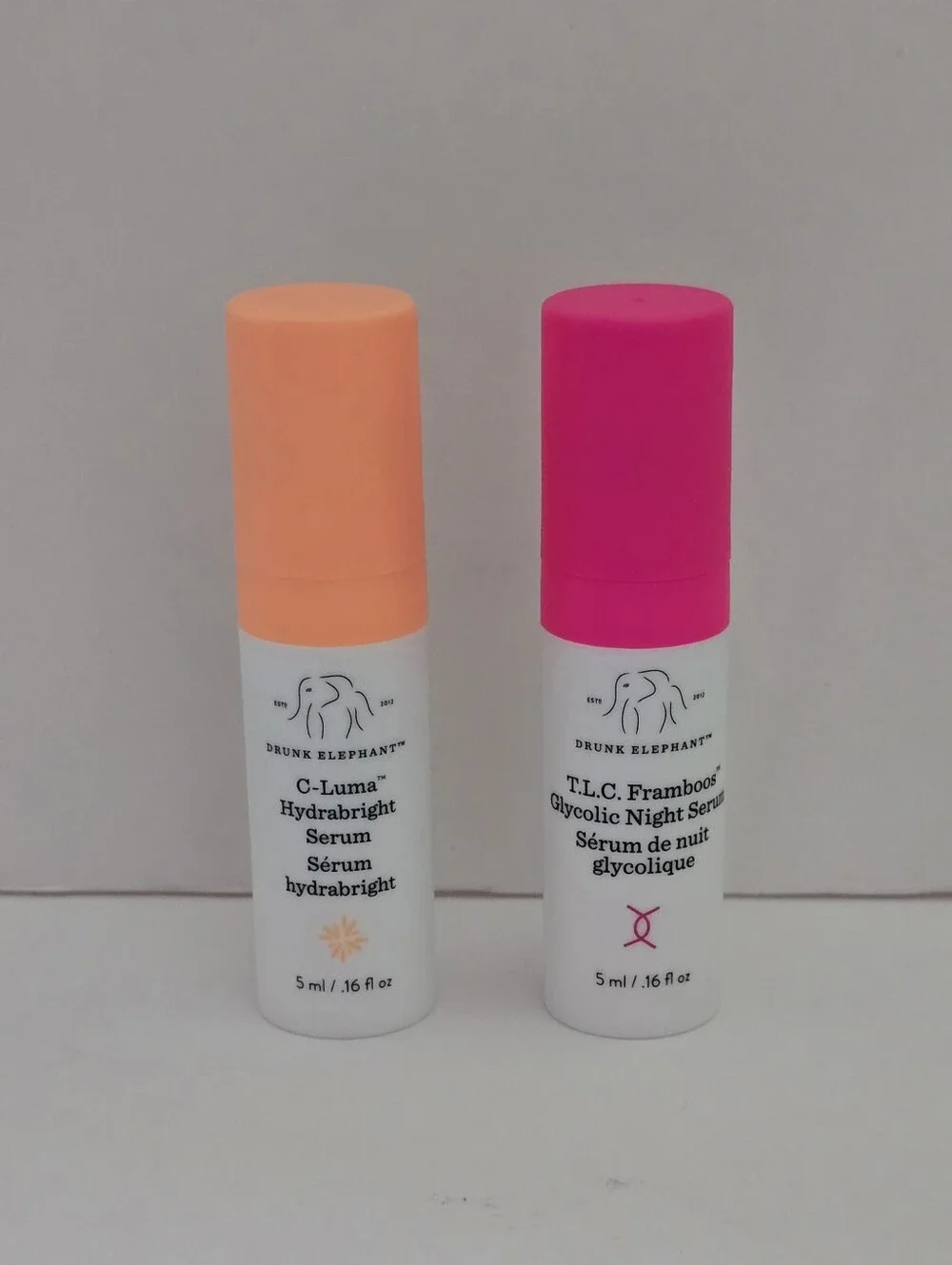 Drunk Elephant 13 Piece Travel Lot: Cleanser, Serum, D-Bronzi, Cream, Bag NEW - Picture 4 of 16